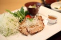 Chicken teriyaki, Japanese food Royalty Free Stock Photo