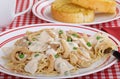Chicken Tetrazzini Dinner Royalty Free Stock Photo