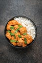 Chicken tikka masala traditional Asian spicy meat food Royalty Free Stock Photo