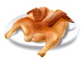 Chicken tobacco illustration