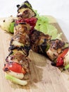 Chicken and Vegetable Kabob