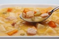 Chicken vegetable soup Royalty Free Stock Photo