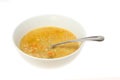 Chicken and vegetable soup Royalty Free Stock Photo