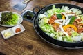 Chicken vegetable stir-fry Royalty Free Stock Photo