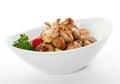 Chicken with Vegetables Royalty Free Stock Photo