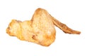 chicken wing fried isolated on white background Royalty Free Stock Photo