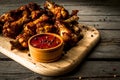 Chicken wings barbecue Royalty Free Stock Photo