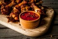 Chicken wings barbecue Royalty Free Stock Photo