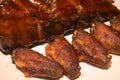 Chicken Wings Barbequed Royalty Free Stock Photo