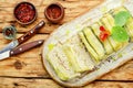 Chicken and zucchini terrine