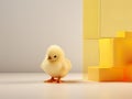 Chicklet in a minimalistic studio setup, showcasing its delicate beauty