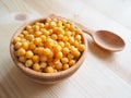 Chickpea beans. Ingredient for healthy vegetarian meals.