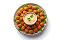 Chickpea Falafel Paired With Tahini Sauce