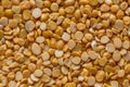 Chickpeas or Chana Dal, split pluse closeup