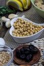 Chickpeas. Healthy snack. Appetizer idea Royalty Free Stock Photo