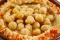 Chickpeas And Hommus Royalty Free Stock Photo