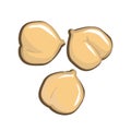 Chickpeas hummus icon , vector illustration