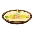 Chickpeas hummus icon , vector illustration Royalty Free Stock Photo