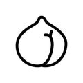Chickpeas hummus icon , vector illustration