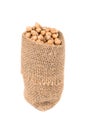 Chickpeas in a sack