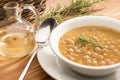 Chickpeas soup Royalty Free Stock Photo
