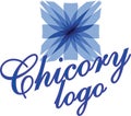 Chicory symbolic image. Vector Illustration logo or icon template.