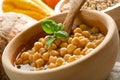 Chicpeas soup Royalty Free Stock Photo