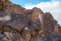 Chidago Canyon Petroglyphs Royalty Free Stock Photo