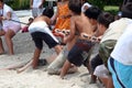 Chidren playing on the beach