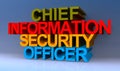 Chief information security officer on blue