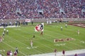 Chief Osceola Flag at Midfield During FSU Football Game