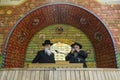 Chief Rabbi of Podil synagogue Yaakov Dov Bleich and Chief Rabbi of Ukraine Moshe Reuven Azman at Synagogue Place for