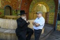 Chief Rabbi of Podil synagogue Yaakov Dov Bleich and Israeli politician Natan Sharansky at Synagogue Place for