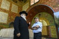 Chief Rabbi of Podil synagogue Yaakov Dov Bleich and Israeli politician Natan Sharansky at Synagogue Place for