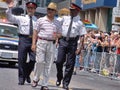 Chiefs of the Ontario Provincial Police marching i