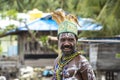 Chieftan Papua New Guinea Royalty Free Stock Photo