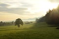 Chiemgau, Bavaria, Germany. German countryside landscape. Royalty Free Stock Photo