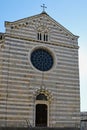 Abbazia or Abbey di Santo Stefano, Piazza Santo Stefano, Genoa, Italy Royalty Free Stock Photo