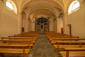 Inside of Chiesa di San Rocco. Claro, Switzerland Royalty Free Stock Photo