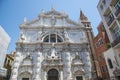 Church of Santa Maria del Giglio, Venice, Italy. Royalty Free Stock Photo