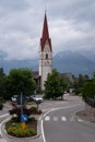 Chiesa parrocchiale Verano with mountains in background