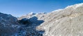 Chiesa Valmalenco, Valtellina IT, Winter aerial view