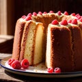 Chiffon Cake , traditional popular sweet dessert cake