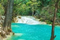 Chiflon Waterfalls or Cascades, Chiapas, Mexico Royalty Free Stock Photo