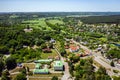 Chigirin - a city with a rich Cossack past aerial view. Royalty Free Stock Photo