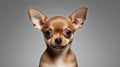 Adorable Chihuahua Puppy With Vignetting Style - Close-up Shot