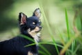 Chihuahua dog outdoor portrait Royalty Free Stock Photo