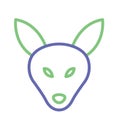 Chihuahua Isolated Vector icon that can be easily modified or edited