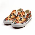 Chihuahua Vans Children\'s Slip-on Shoe With Unique Dog Design Royalty Free Stock Photo