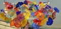 Chihuly Glass Sculpture Wreath of Flowers